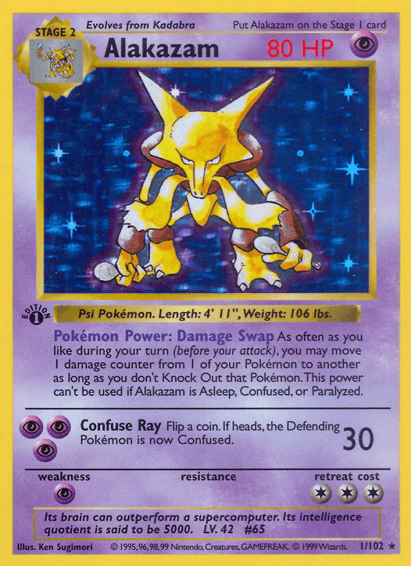 Alakazam · First Edition · EN · Base Set