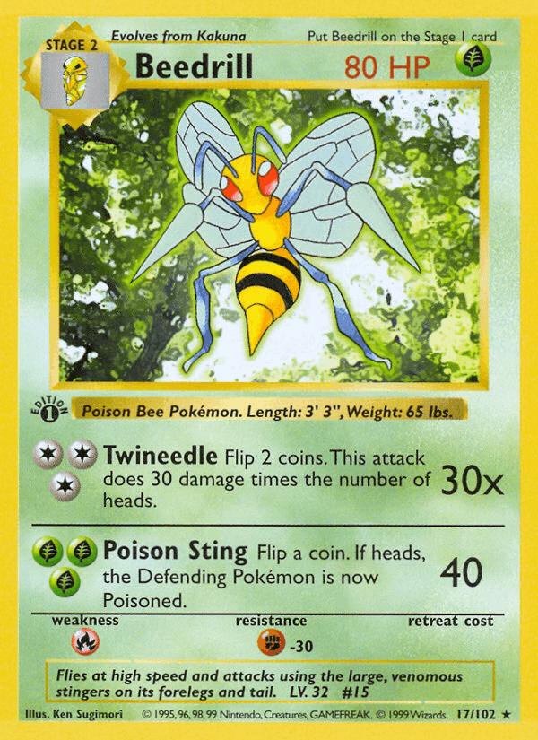 Beedrill · EN · Base Set