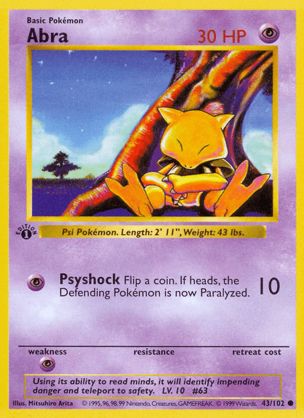 Abra · EN · Base Set