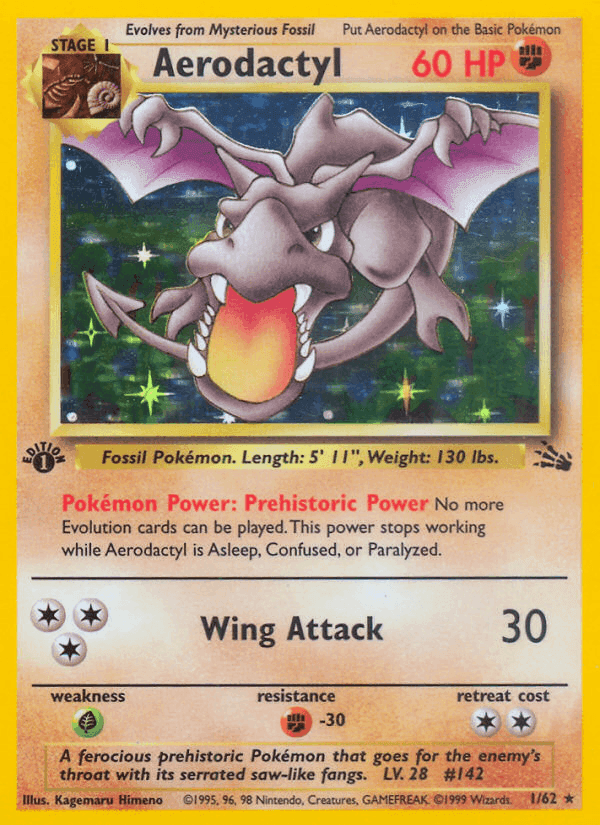 Aerodactyl · First Edition · EN · Fossil