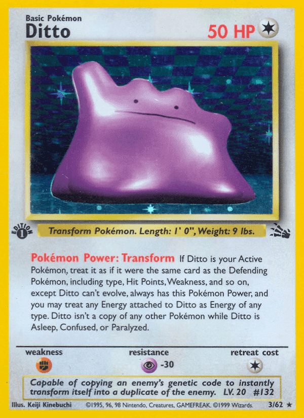 Ditto · First Edition · EN · Fossil