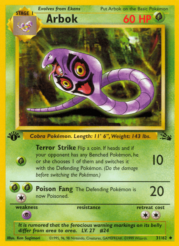 Arbok · EN · Fossil
