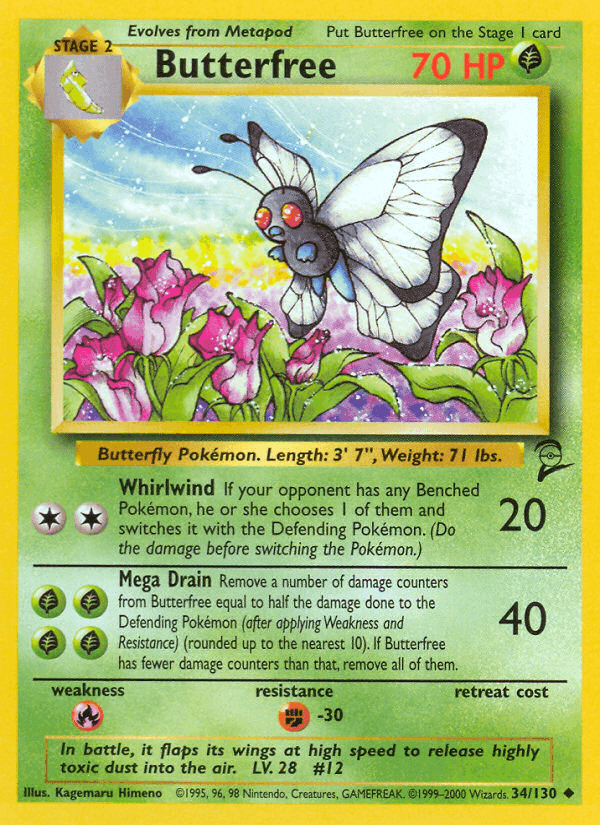 Butterfree · EN · Base Set 2