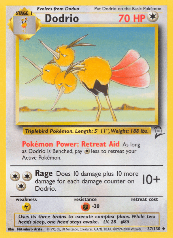 Dodrio · EN · Base Set 2