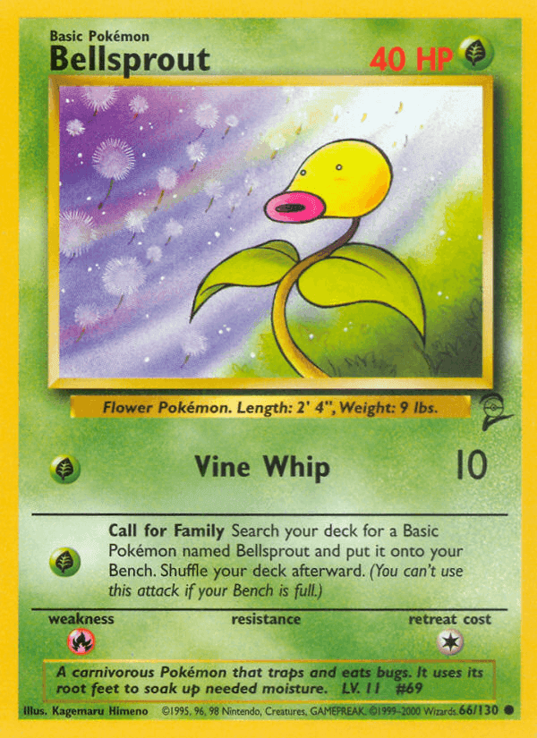 Bellsprout · EN · Base Set 2