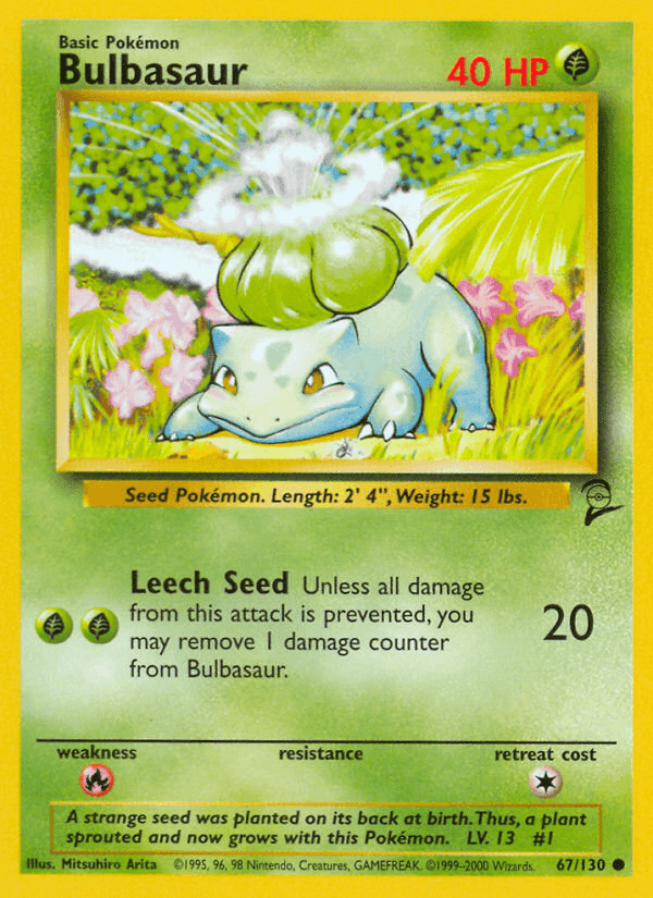 Bulbasaur · EN · Base Set 2