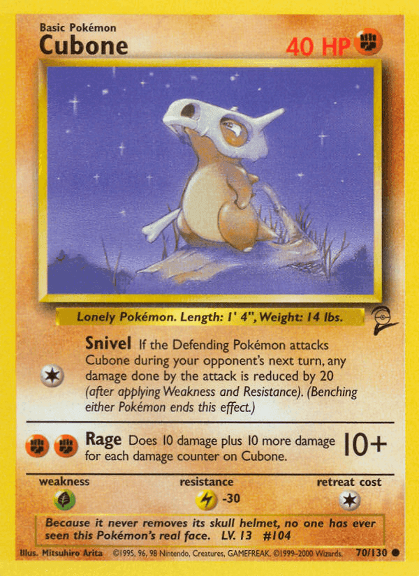 Cubone · EN · Base Set 2