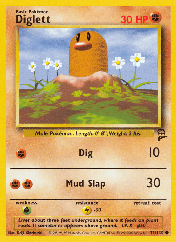 Diglett · EN · Base Set 2