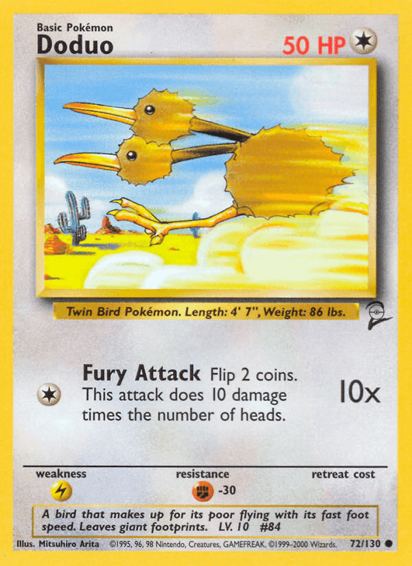 Doduo · EN · Base Set 2