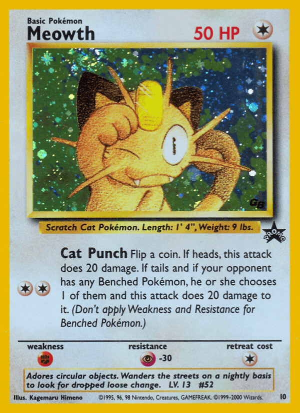 Meowth · Holo · EN · Wizards Black Star Promos
