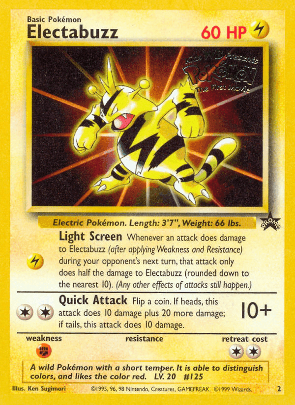 Electabuzz · EN · Wizards Black Star Promos