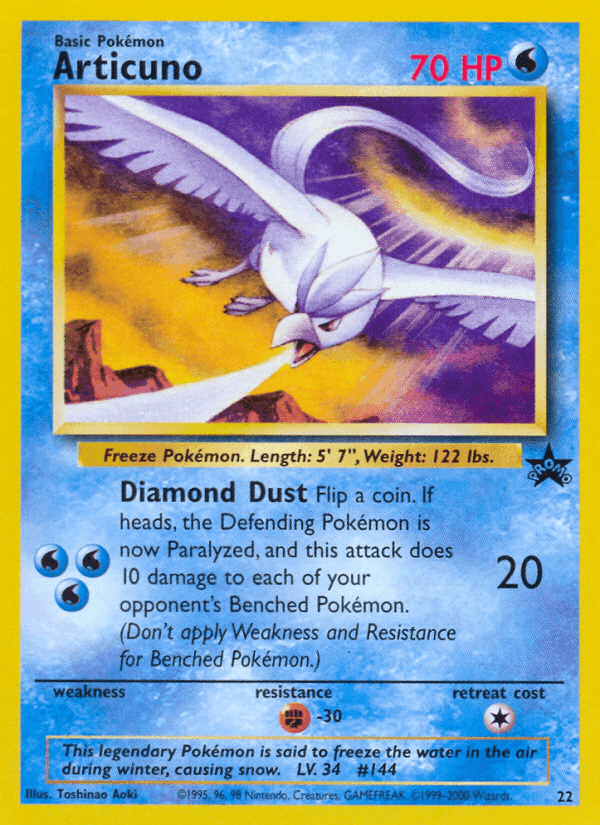 Articuno · EN · Wizards Black Star Promos