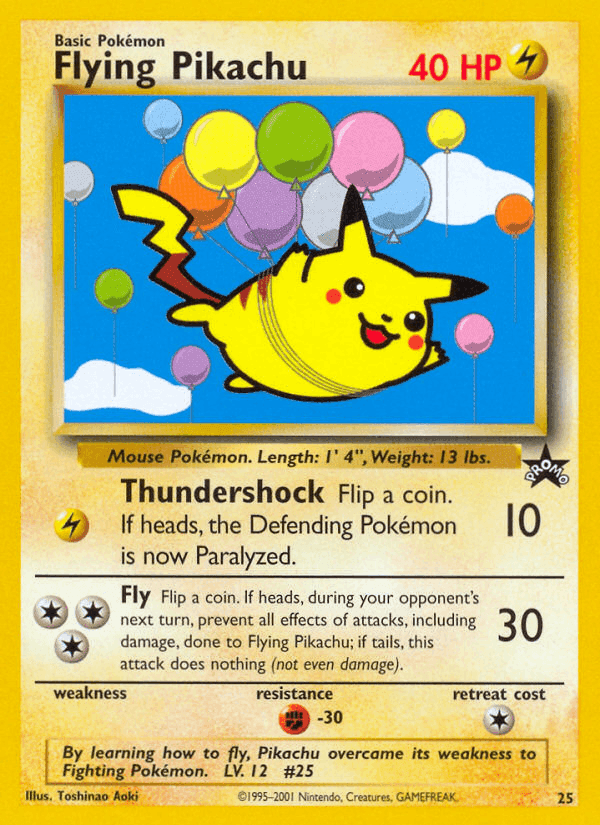 Flying Pikachu · EN · Wizards Black Star Promos