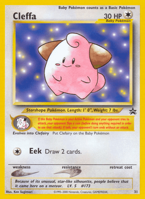 Cleffa · EN · Wizards Black Star Promos