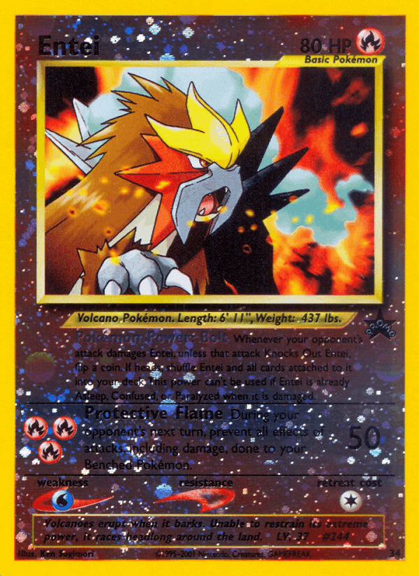 Entei · Reverse Foil · EN · Wizards Black Star Promos