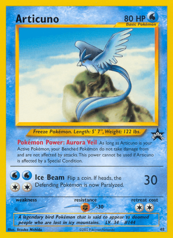 Articuno · EN · Wizards Black Star Promos