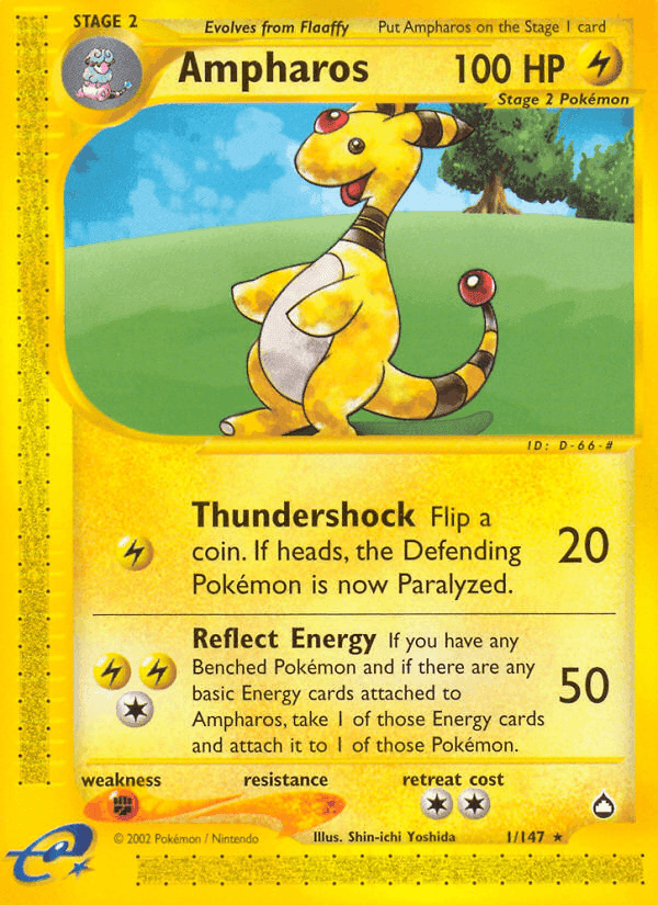 Ampharos · EN · Aquapolis