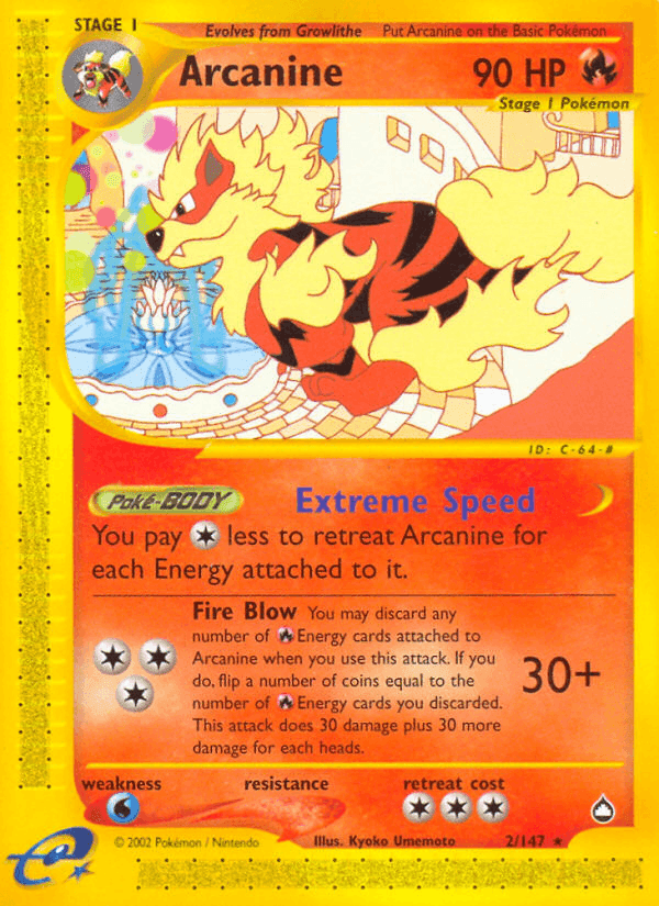 Arcanine · EN · Aquapolis