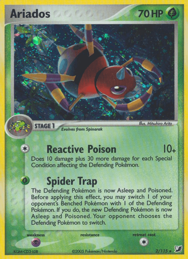 Ariados · Holo · EN · Unseen Forces