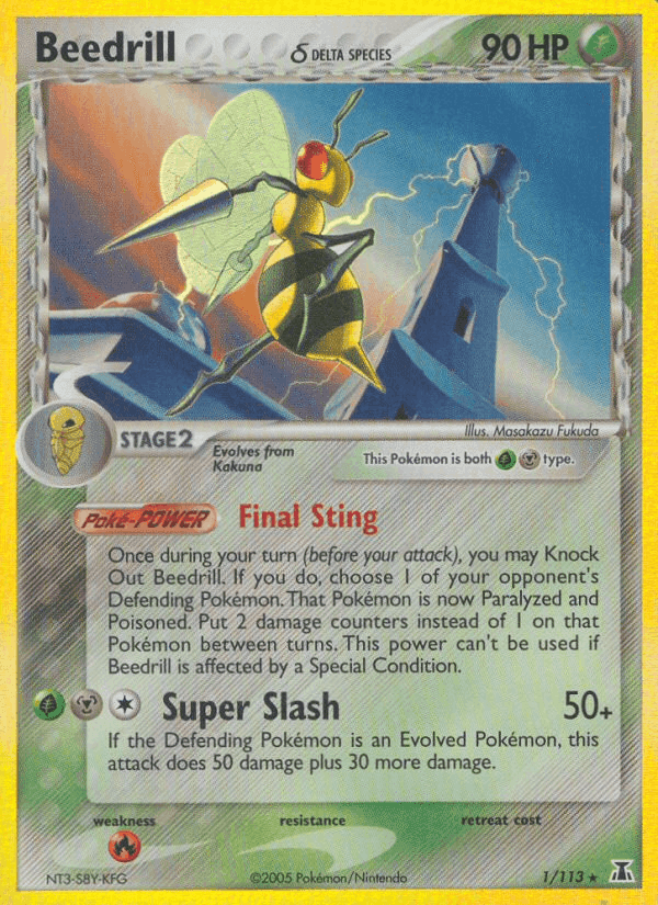 Beedrill δ · Holo · EN · Delta Species