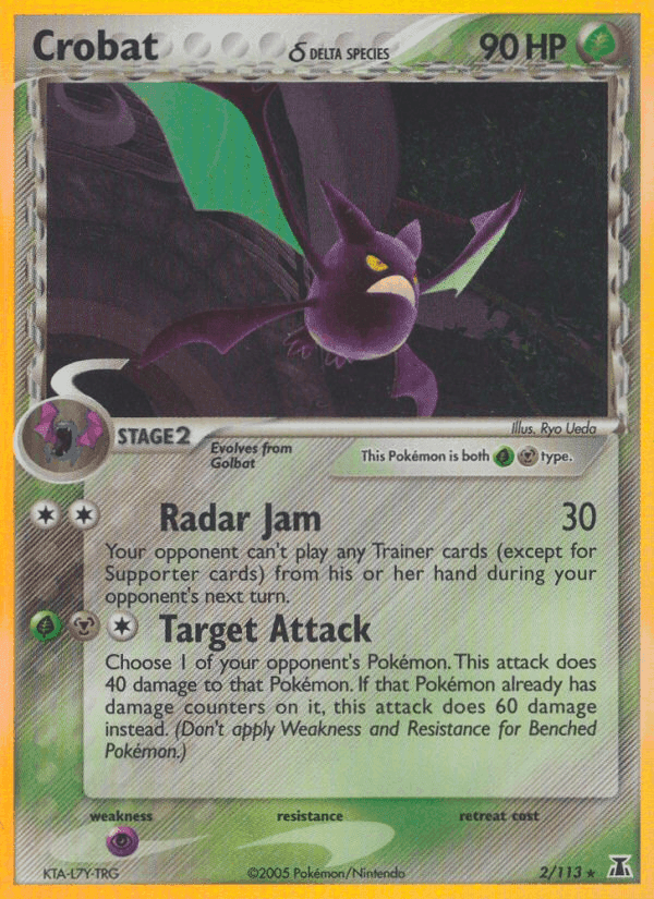 Crobat δ · Holo · EN · Delta Species