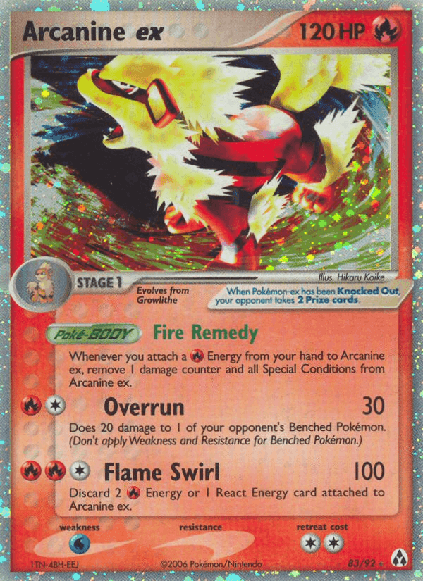 Arcanine ex · Holo · EN · Ruby & Sapphire