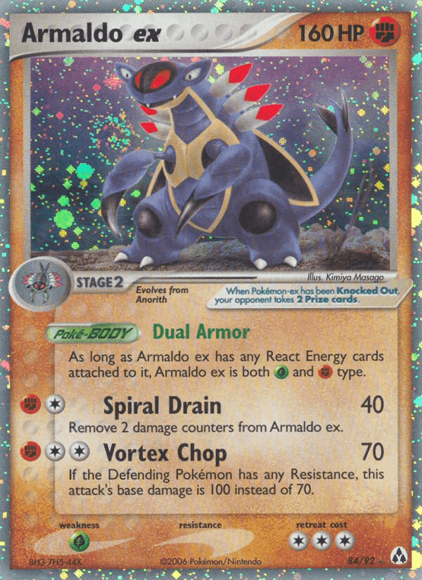 Armaldo ex · Holo · EN · Ruby & Sapphire