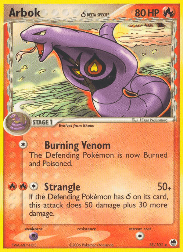 Arbok δ · EN · Ruby & Sapphire