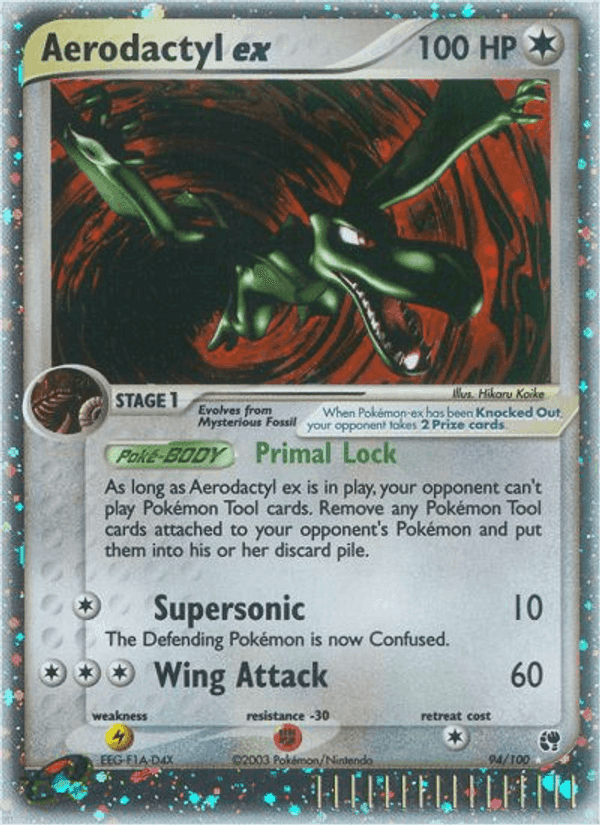 Aerodactyl ex · Holo · EN · Sandstorm