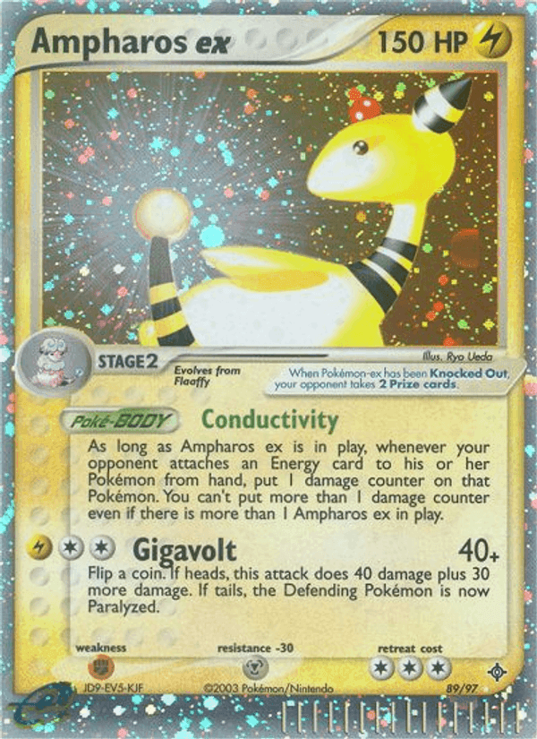 Ampharos ex · Holo · EN · Dragon