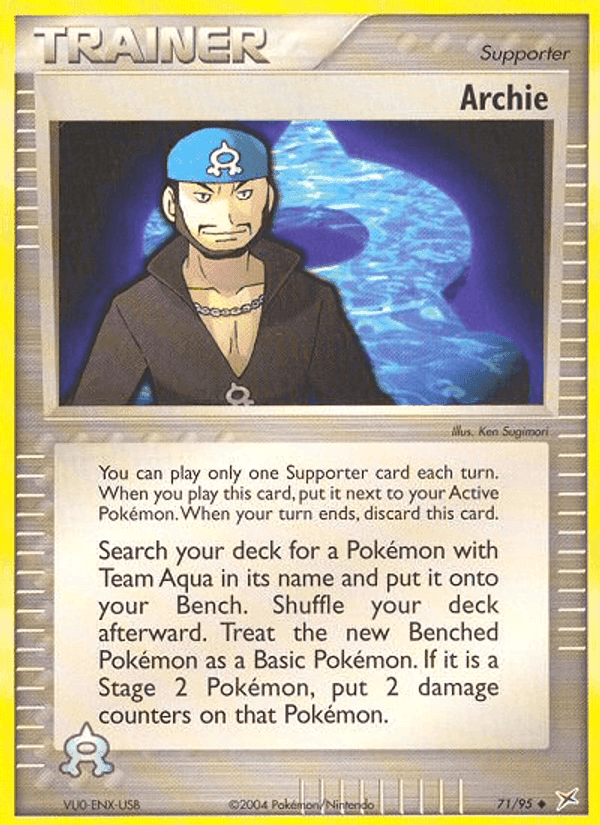Archie · EN · Team Magma vs Team Aqua