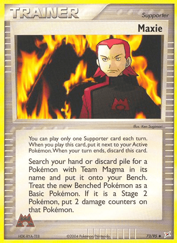 Maxie · EN · Team Magma vs Team Aqua
