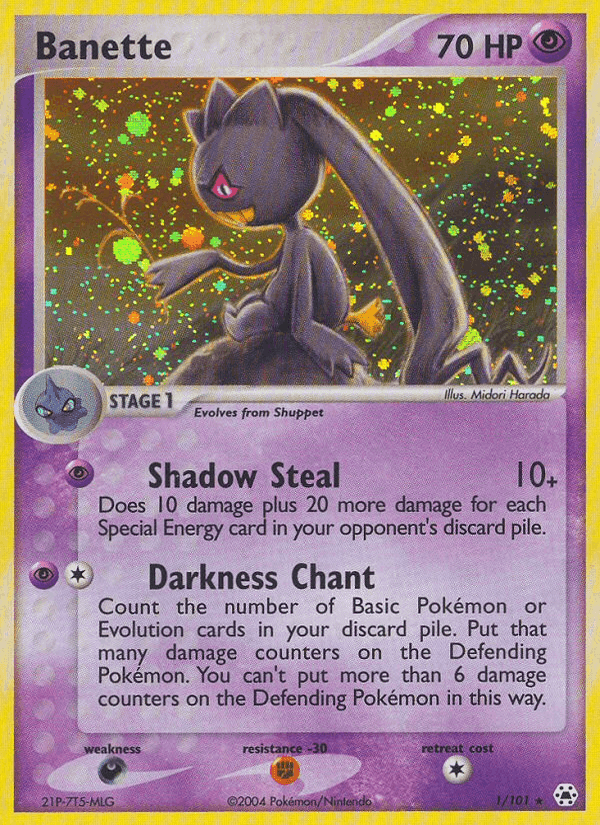 Banette · Holo · EN · Hidden Legends
