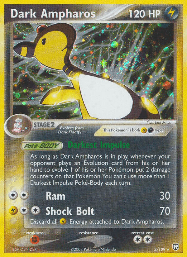 Dark Ampharos · Holo · EN · Team Rocket Returns