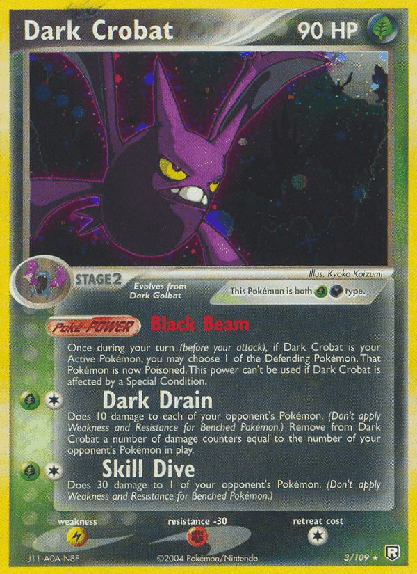 Dark Crobat · Holo · EN · Team Rocket Returns