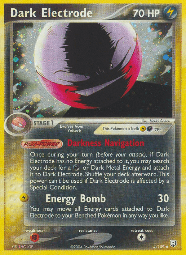 Dark Electrode · Holo · EN · Team Rocket Returns