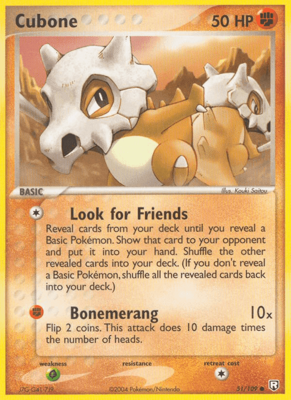 Cubone · EN · Team Rocket Returns