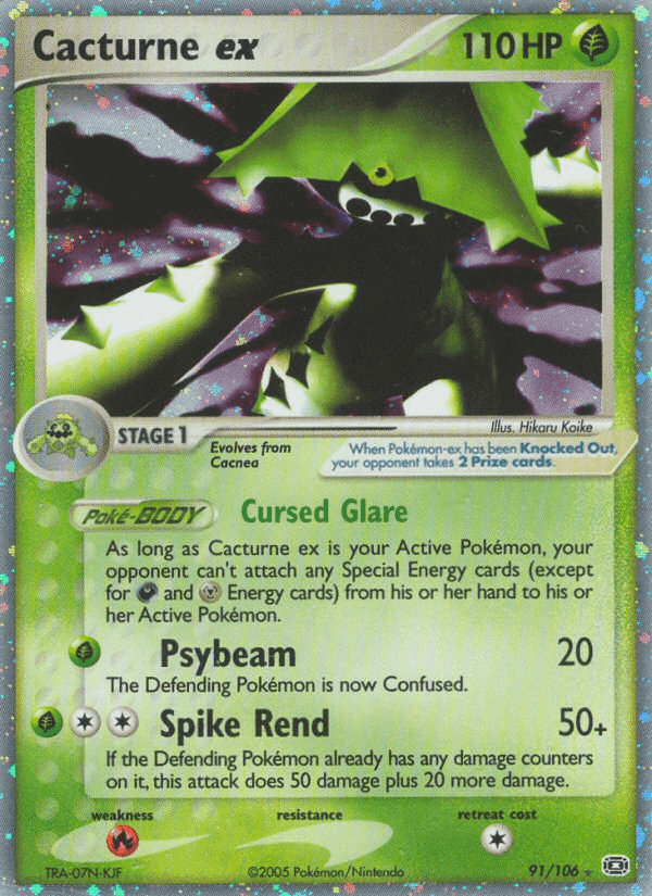 Cacturne ex · Holo · EN · Emerald