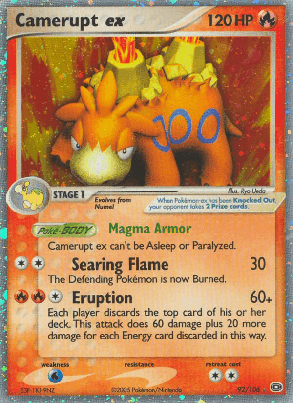 Camerupt ex · Holo · EN · Emerald
