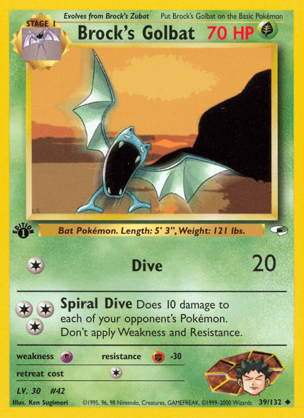 Brock's Golbat · EN · Gym Heroes