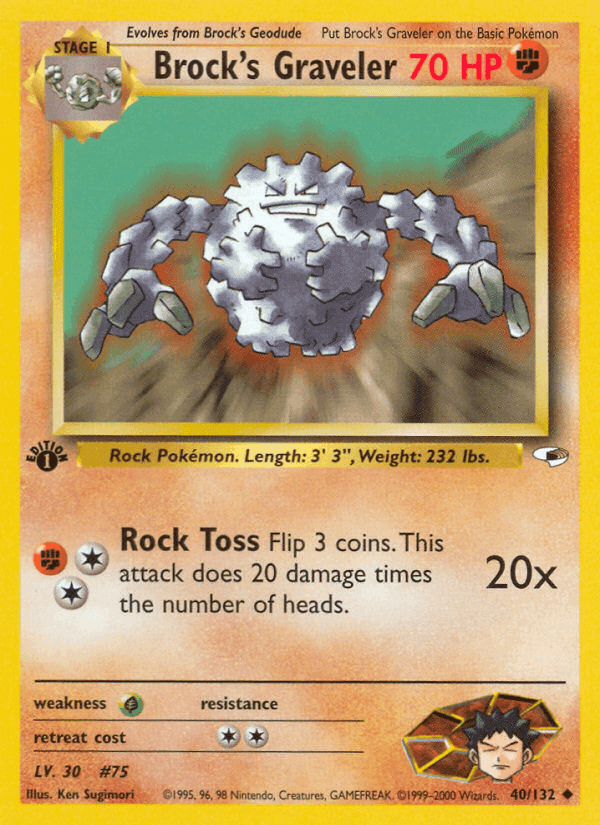 Brock's Graveler · EN · Gym Heroes