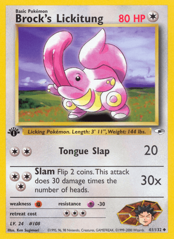 Brock's Lickitung · EN · Gym Heroes