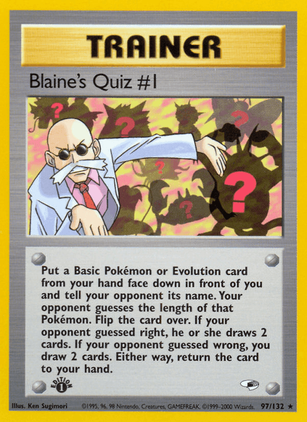 Blaine's Quiz #1 · EN · Gym Heroes