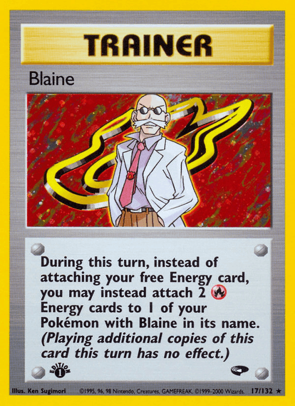 Blaine · First Edition · EN · Gym Challenge
