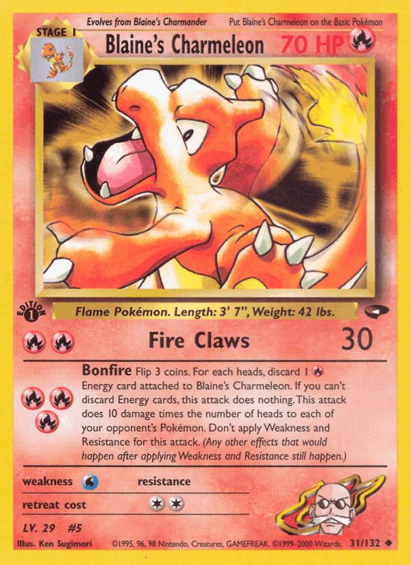 Blaine's Charmeleon · EN · Gym Challenge