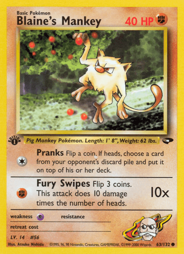 Blaine's Mankey · EN · Gym Challenge