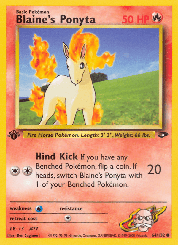 Blaine's Ponyta · EN · Gym Challenge
