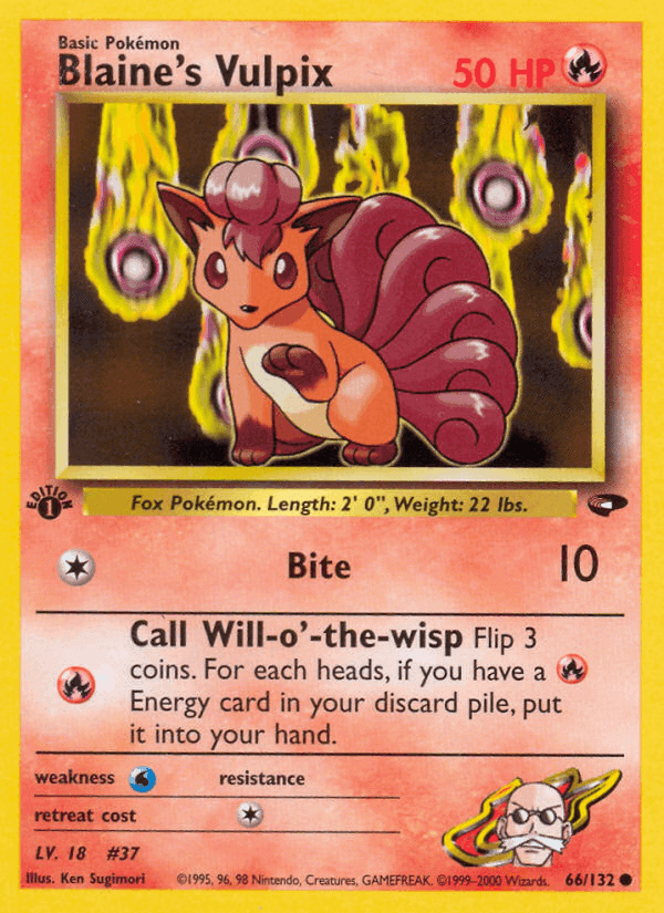 Blaine's Vulpix · EN · Gym Challenge