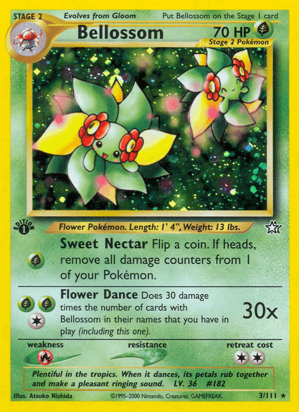 Bellossom · First Edition · EN · Neo Genesis