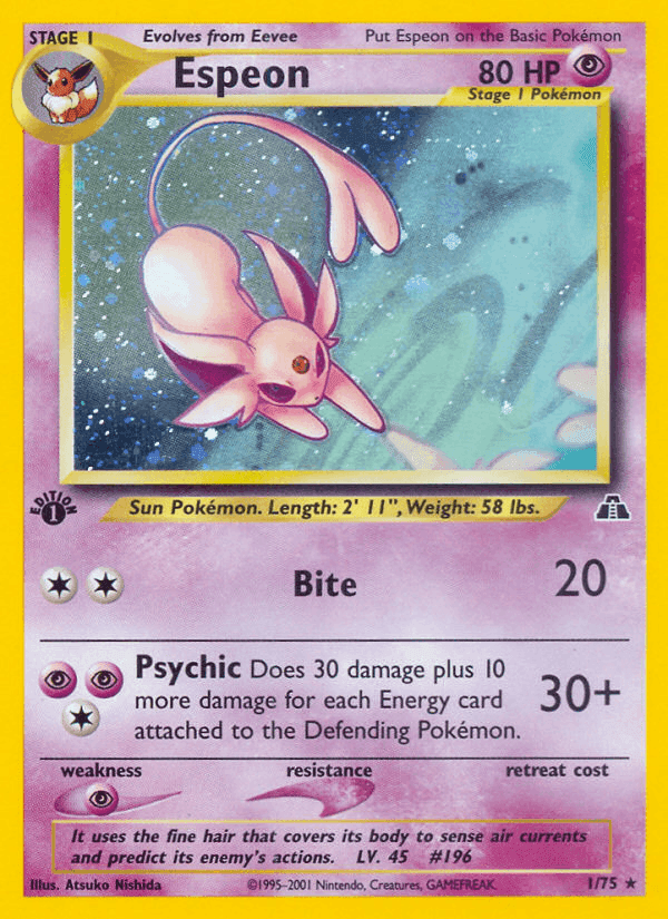 Espeon · First Edition · EN · Neo Discovery